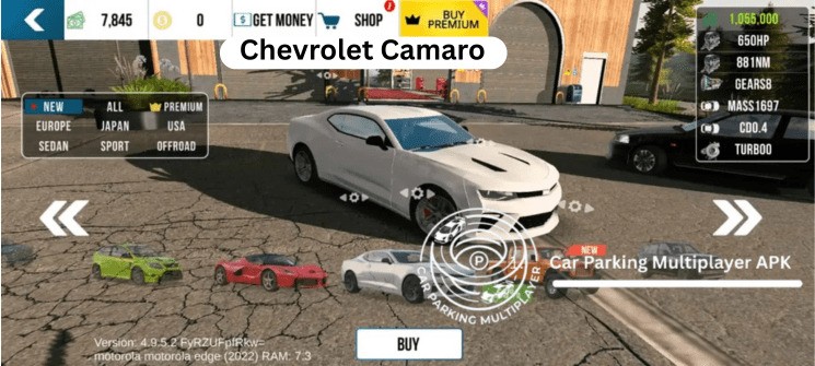 Chevrolet-Camaro-in-Car-Parking-Multiplayer-Beta-Version