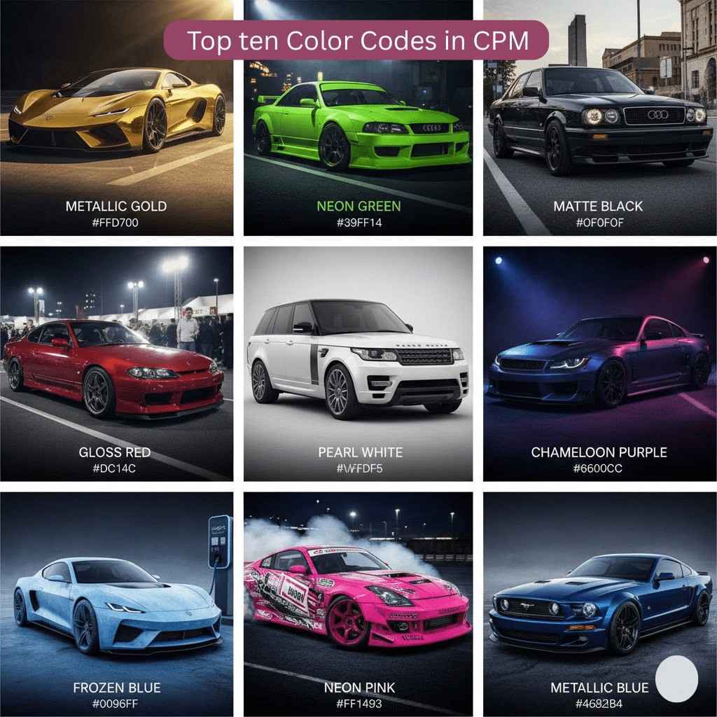 Top ten color codes