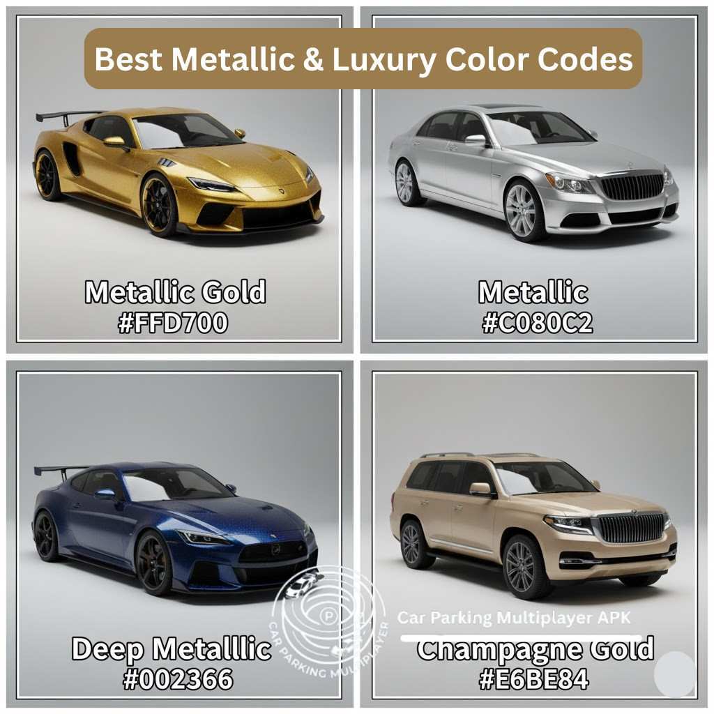 Best metallic and luxury color codes