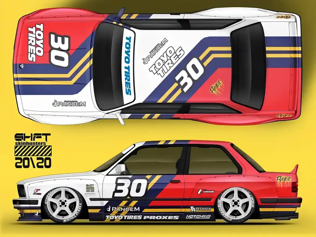 Retro Motorsport Racing Livery