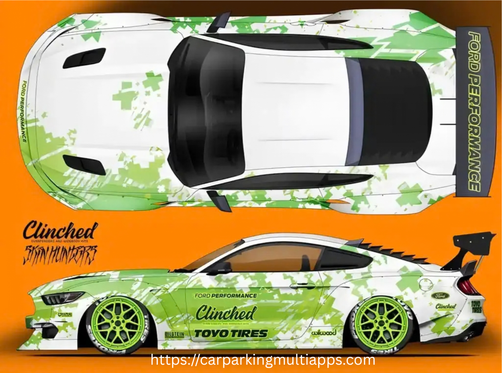 Green Camo Drift Performance Design
