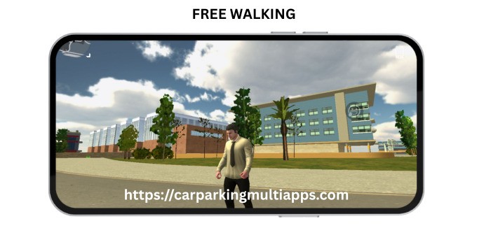 Man walk in open world
