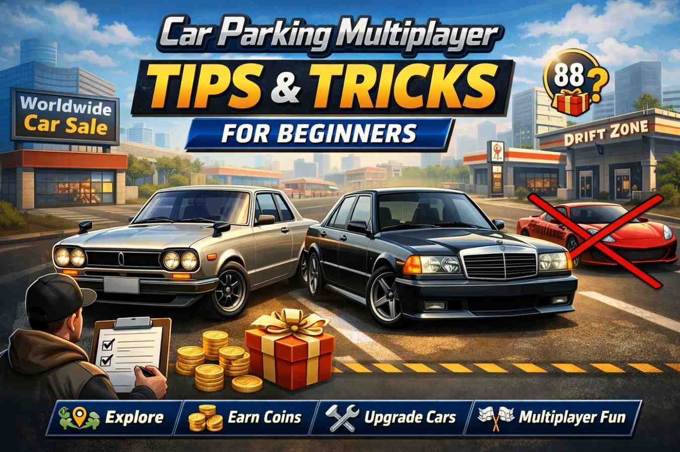 Car Parking Multiplayer Tips and Tricks for Beginners (Foundation Guide) 1 CPM Tips and Tricks