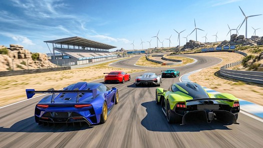 Different cars in real racing 3 at highway